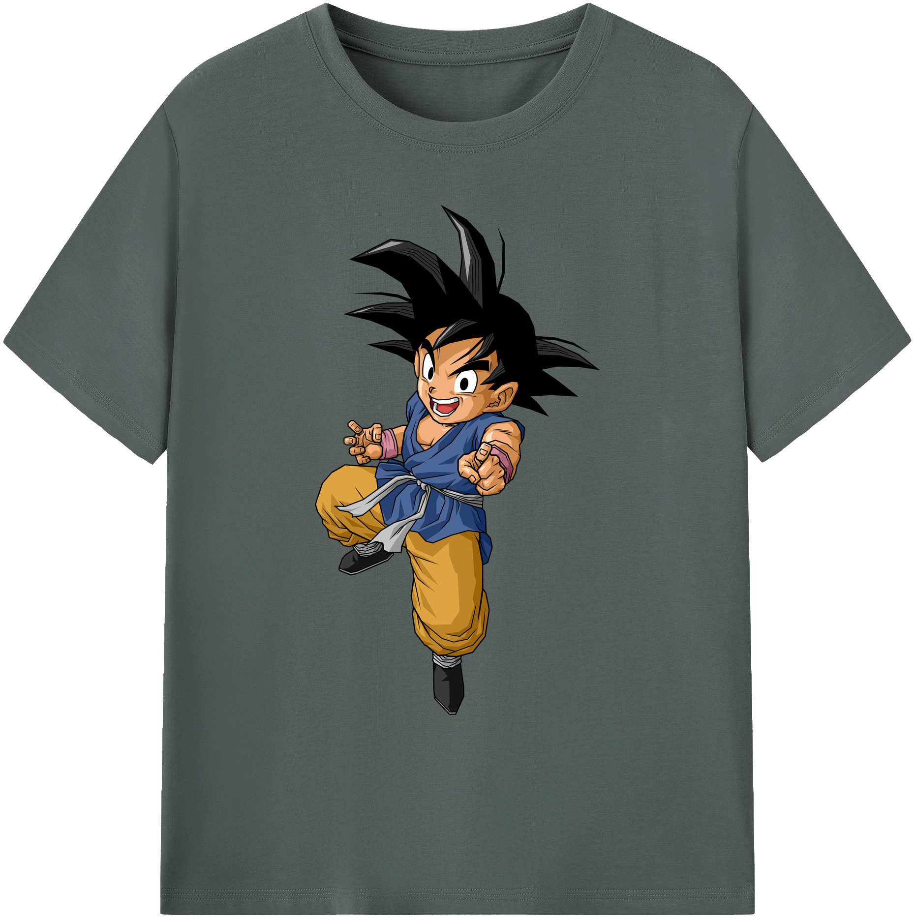 （画像用） ドラゴンボール 孫悟空（そん ごくう）Son Goku カカロット DRAGON BALL Kakarotto 綿100％ メンズ半袖Tシャツ｜肌触りやわらか＆通気性